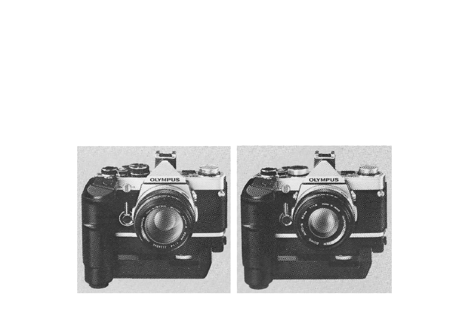 Operating the motor drive 2 with the om-2n (om-1n) | Olympus Motor Drive 2 User Manual | Page 20 / 33