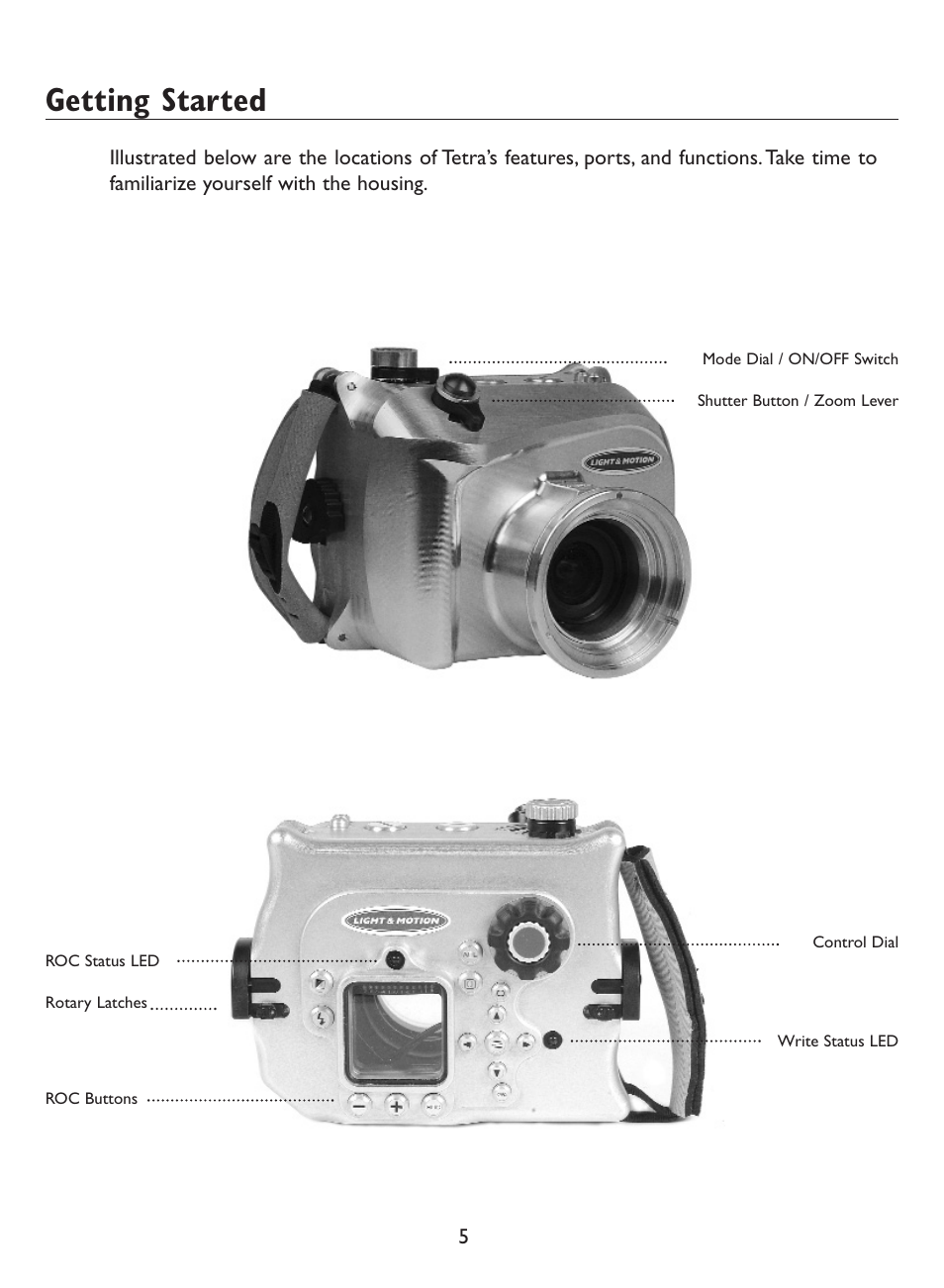 Getting started | Olympus 5060 User Manual | Page 4 / 26