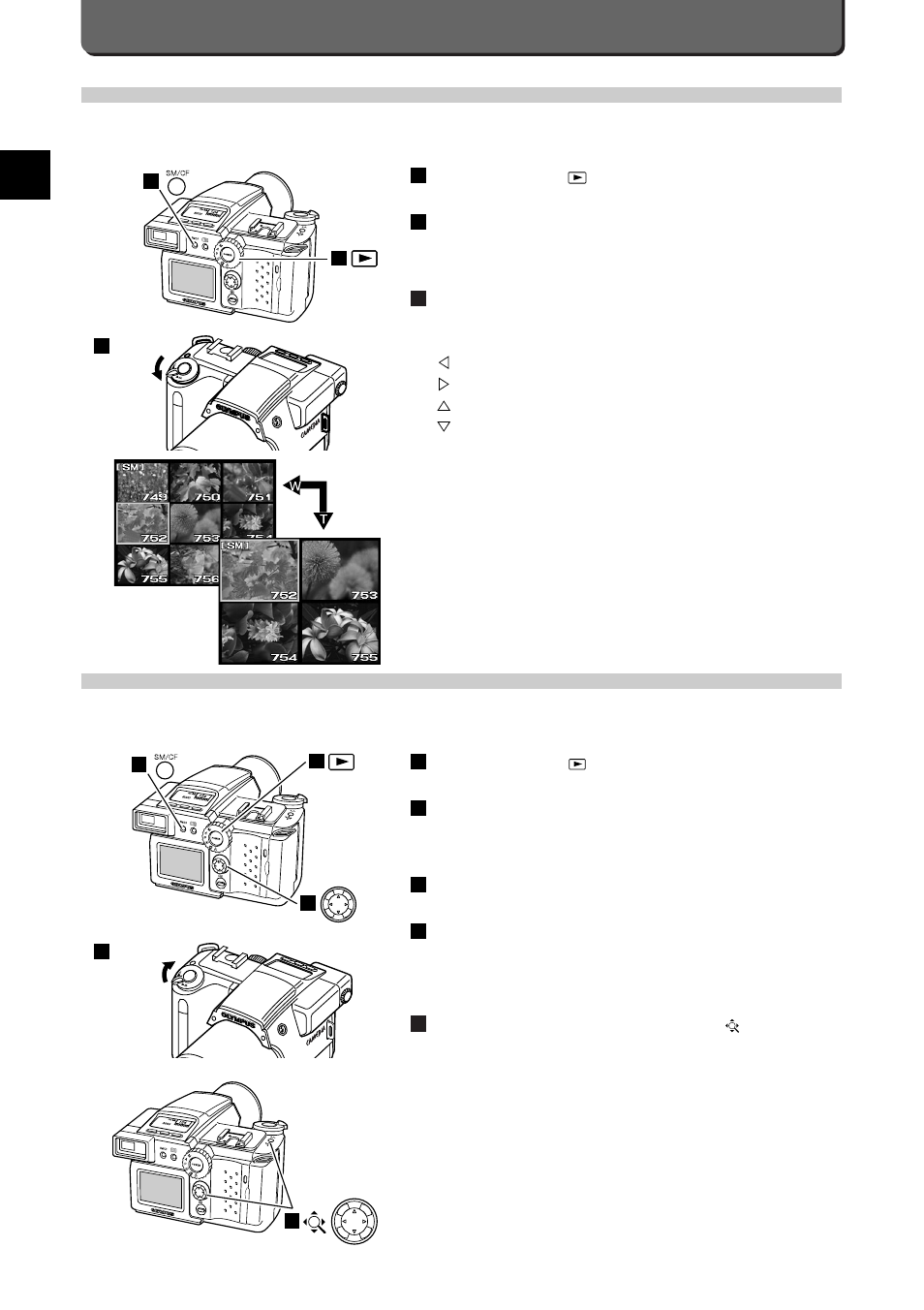 E-26, Image magnification (digital zoom), Viewing images as an index | Olympus C-2500L User Manual | Page 32 / 95