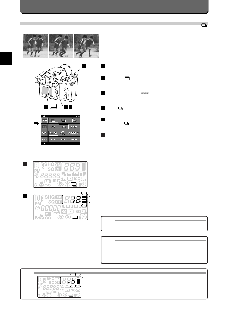 E-42, Sequence mode | Olympus C-2500L User Manual | Page 48 / 95