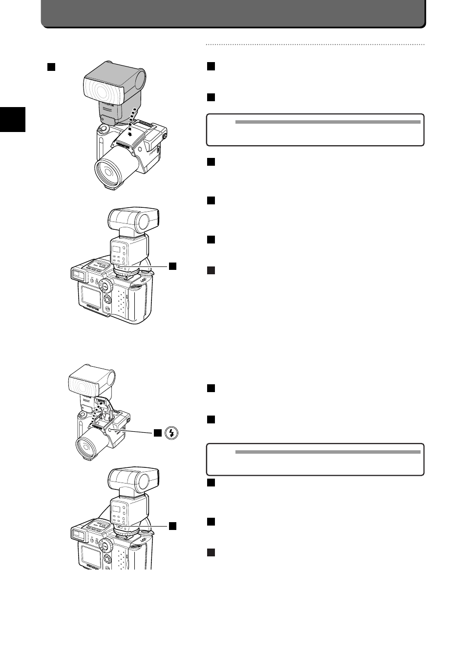 E-44, Taking pictures using extension flash | Olympus C-2500L User Manual | Page 50 / 95