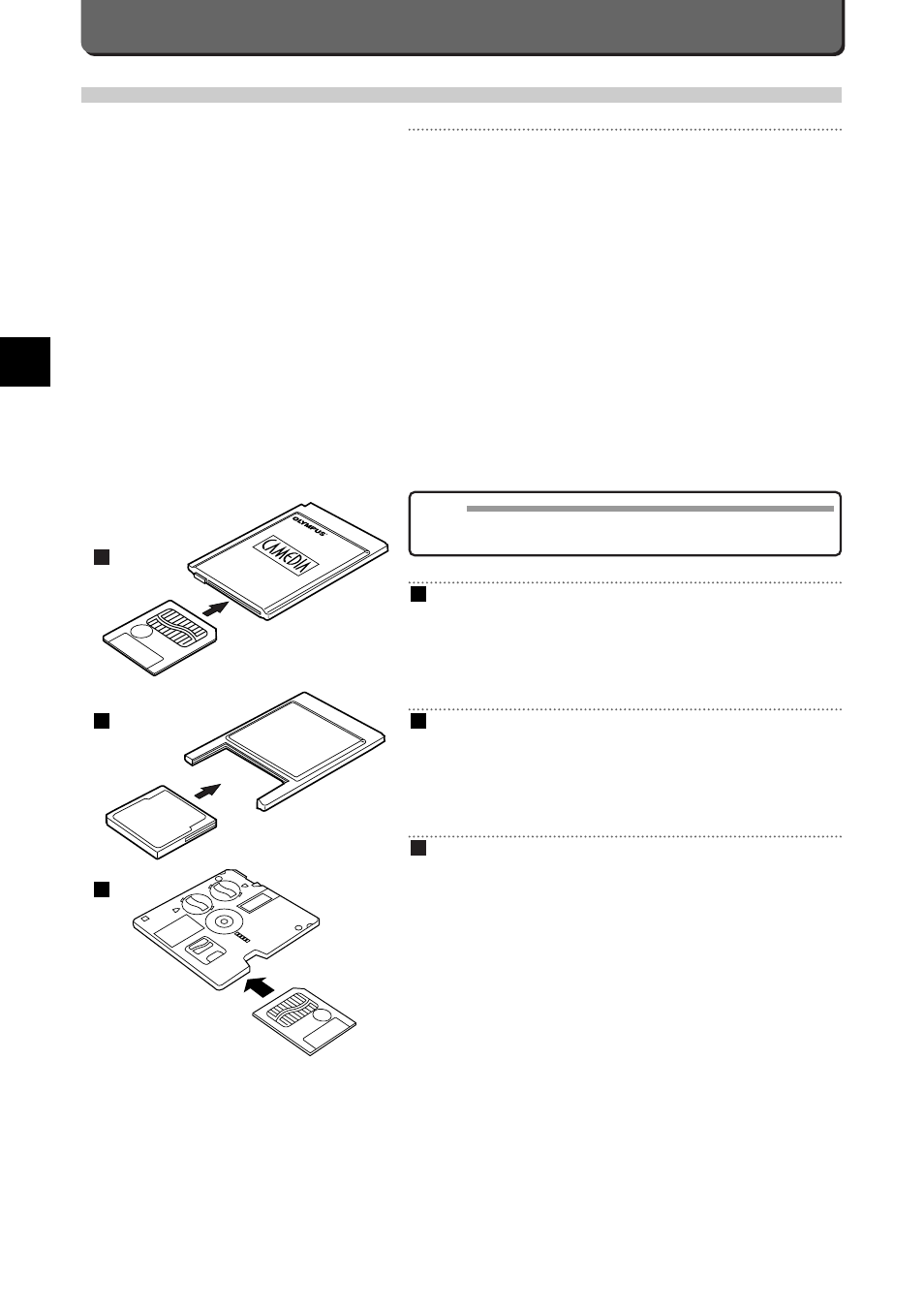 E-68, Transferring images to a personal computer | Olympus C-2500L User Manual | Page 74 / 95