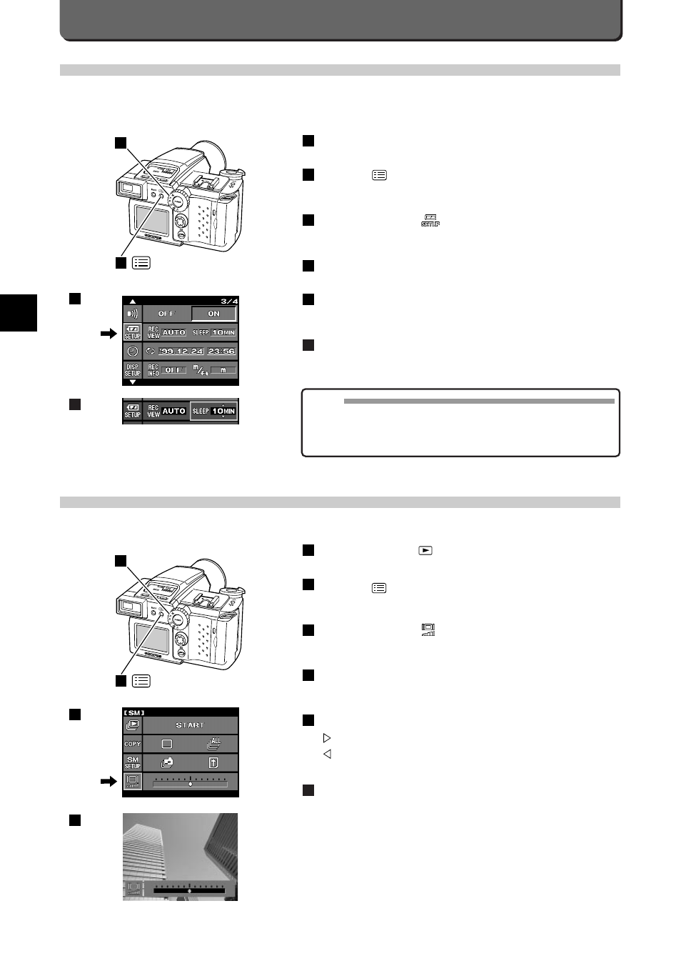 E-76, Setting monitor brightness | Olympus C-2500L User Manual | Page 82 / 95