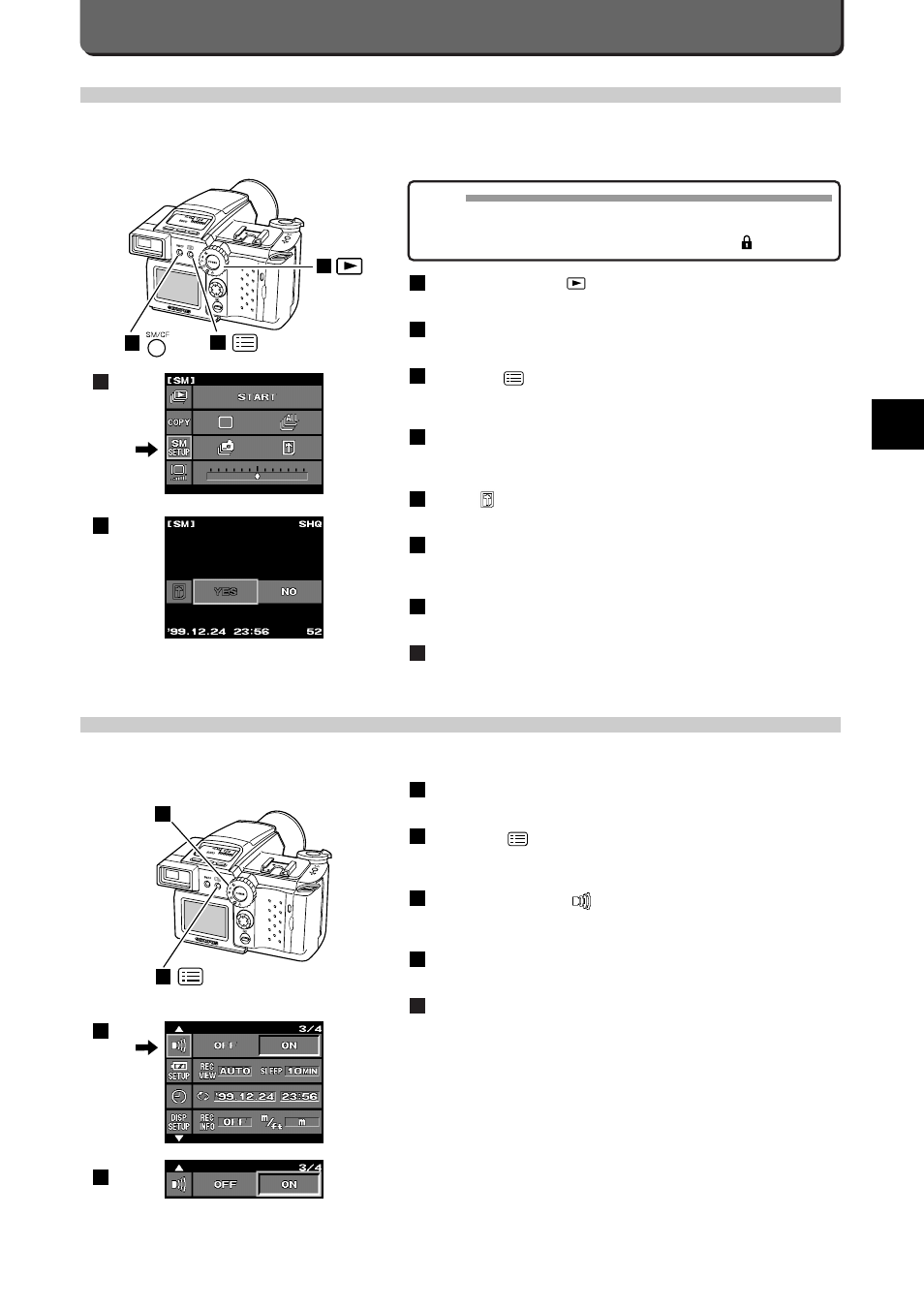 E-77, Setting camera’ s system, Set beeps | Olympus C-2500L User Manual | Page 83 / 95