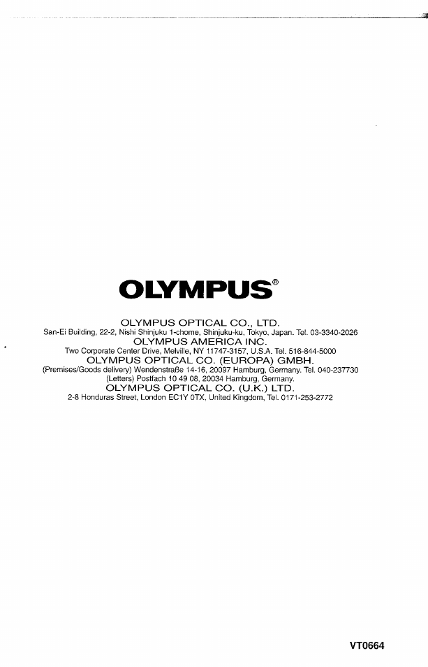 Olympus C-2500L User Manual | Page 95 / 95