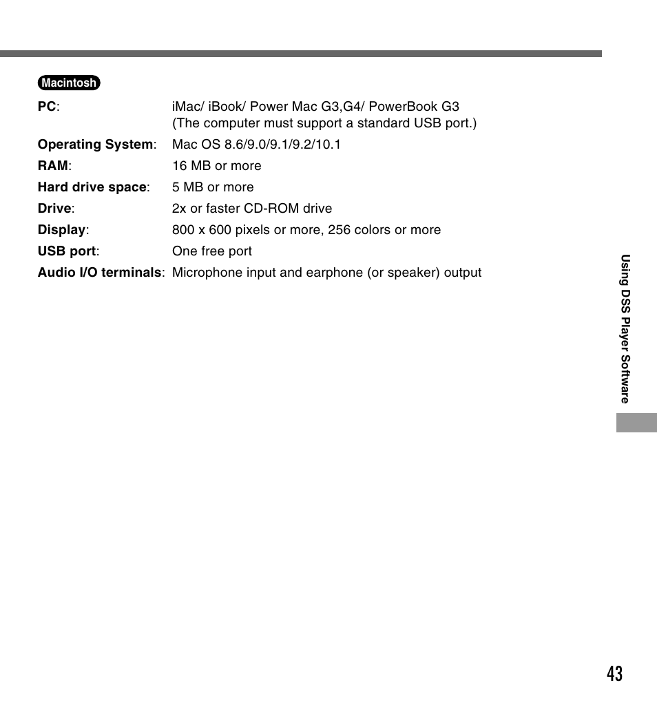 Olympus DS-330 User Manual | Page 43 / 76