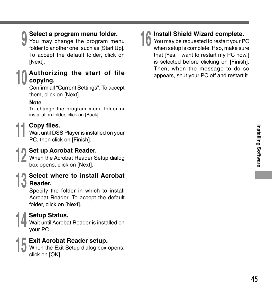 Olympus DS-330 User Manual | Page 45 / 76