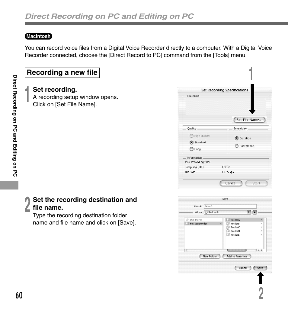 Olympus DS-330 User Manual | Page 60 / 76