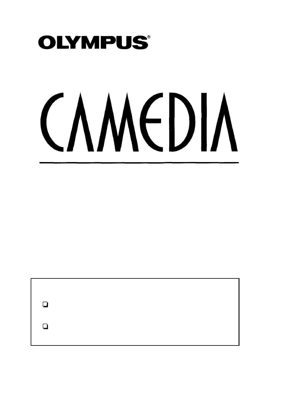 Olympus CAMEDIA P-200 User Manual | 68 pages