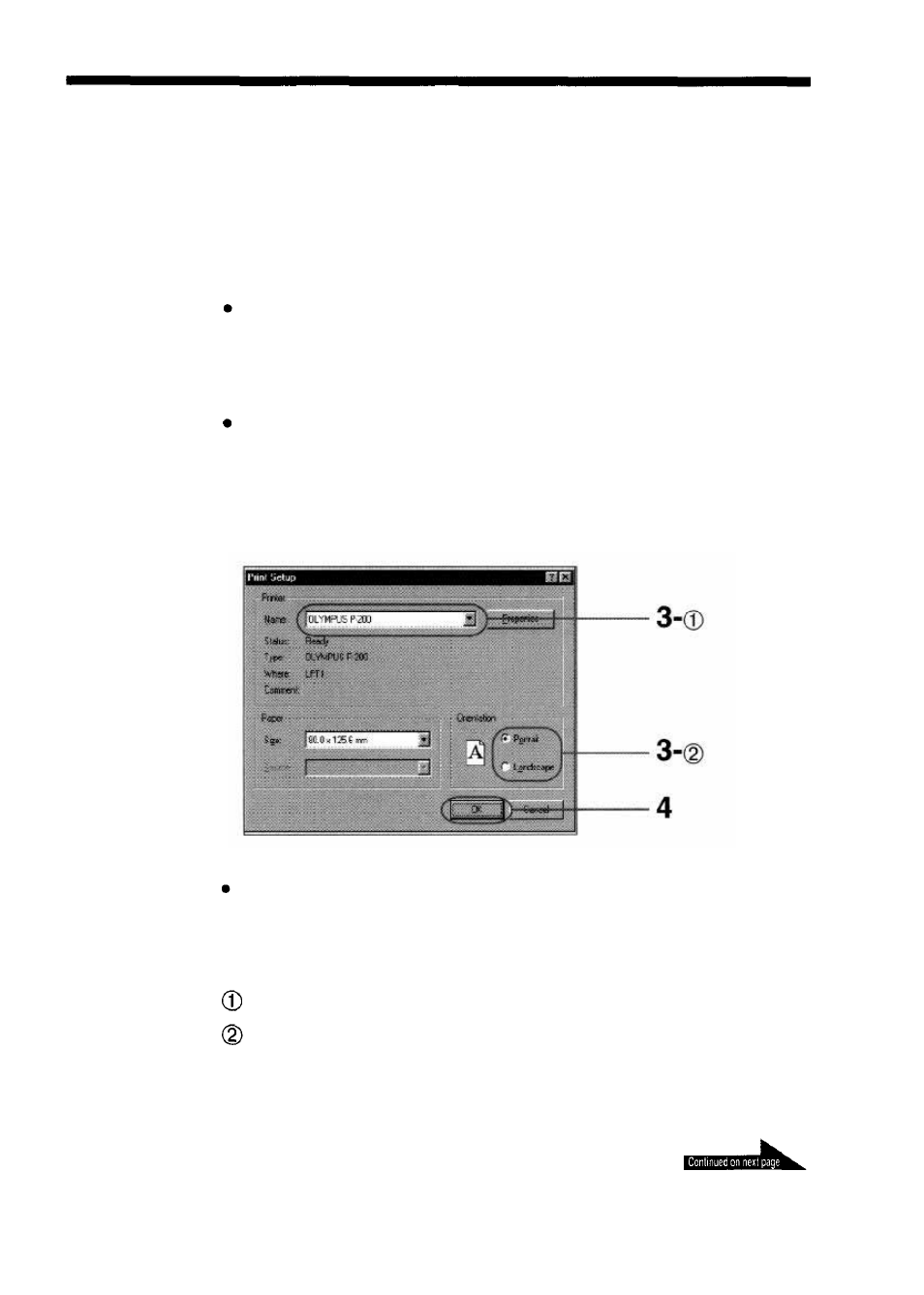 Printing | Olympus CAMEDIA P-200 User Manual | Page 10 / 68