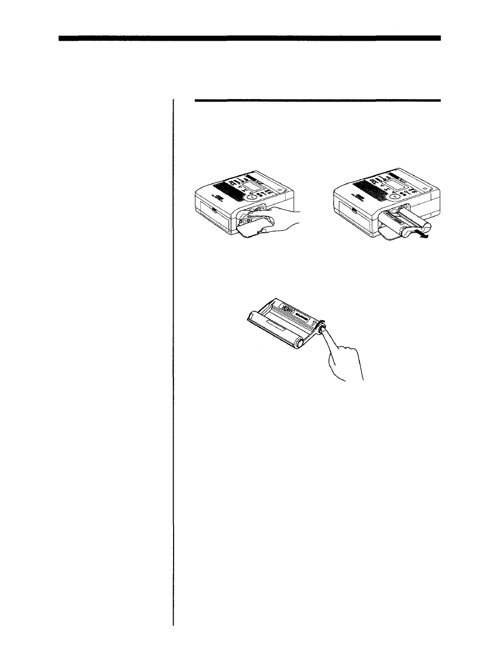 Handling the ink ribbon cartridge | Olympus CAMEDIA P-200 User Manual | Page 39 / 68