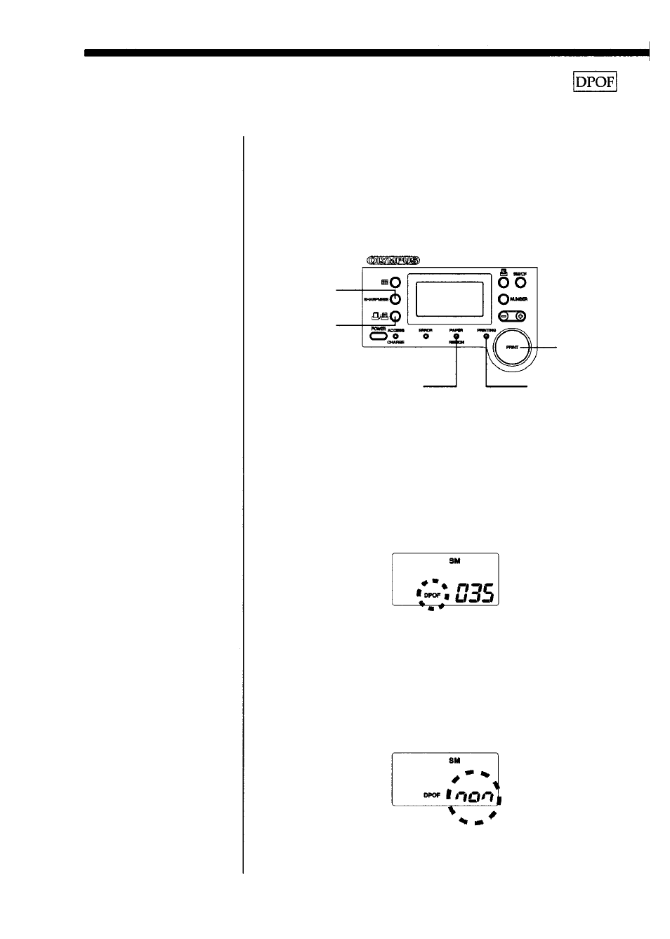 Printing dpof-reserved images | Olympus CAMEDIA P-200 User Manual | Page 55 / 68
