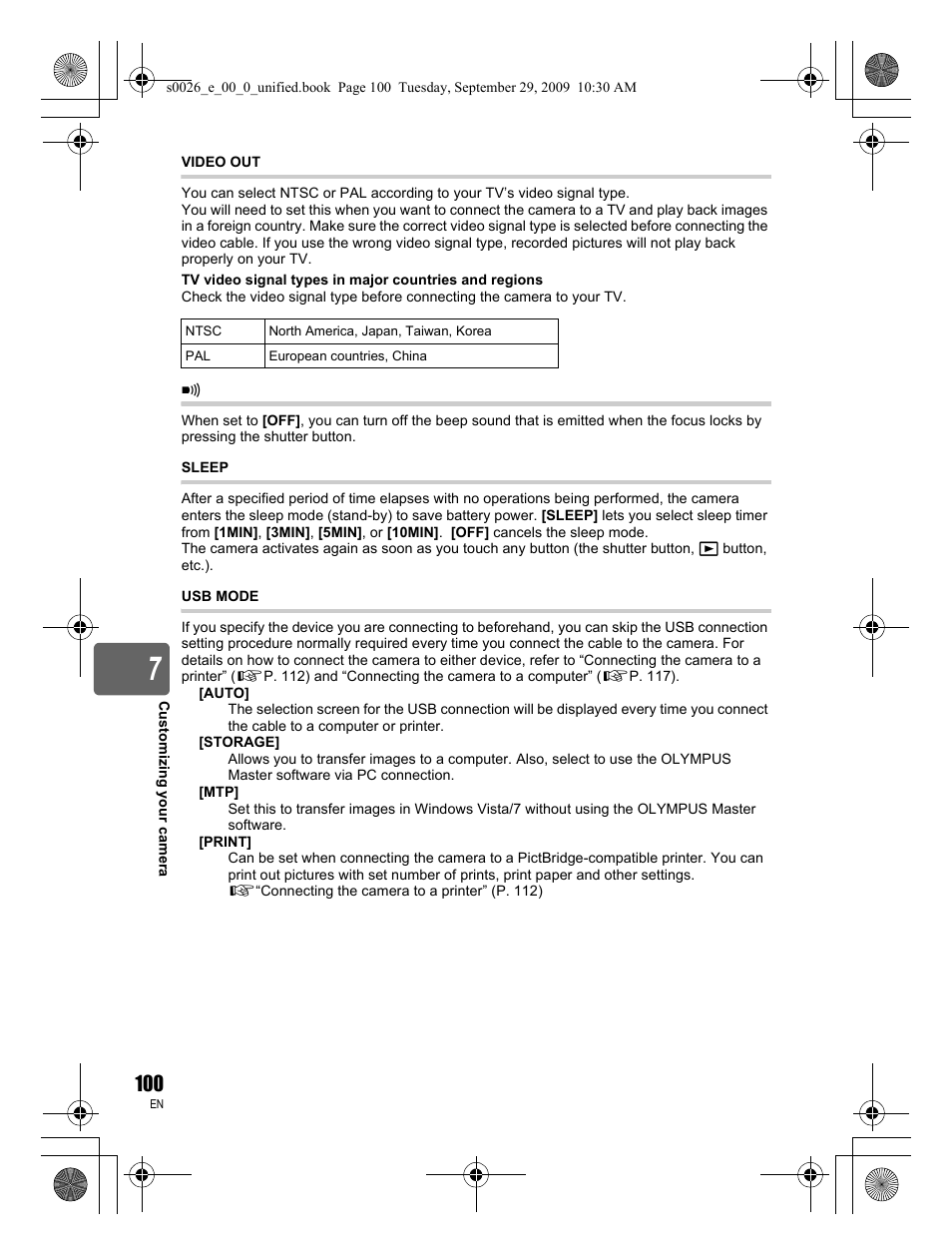 Olympus E-P2 User Manual | Page 100 / 164