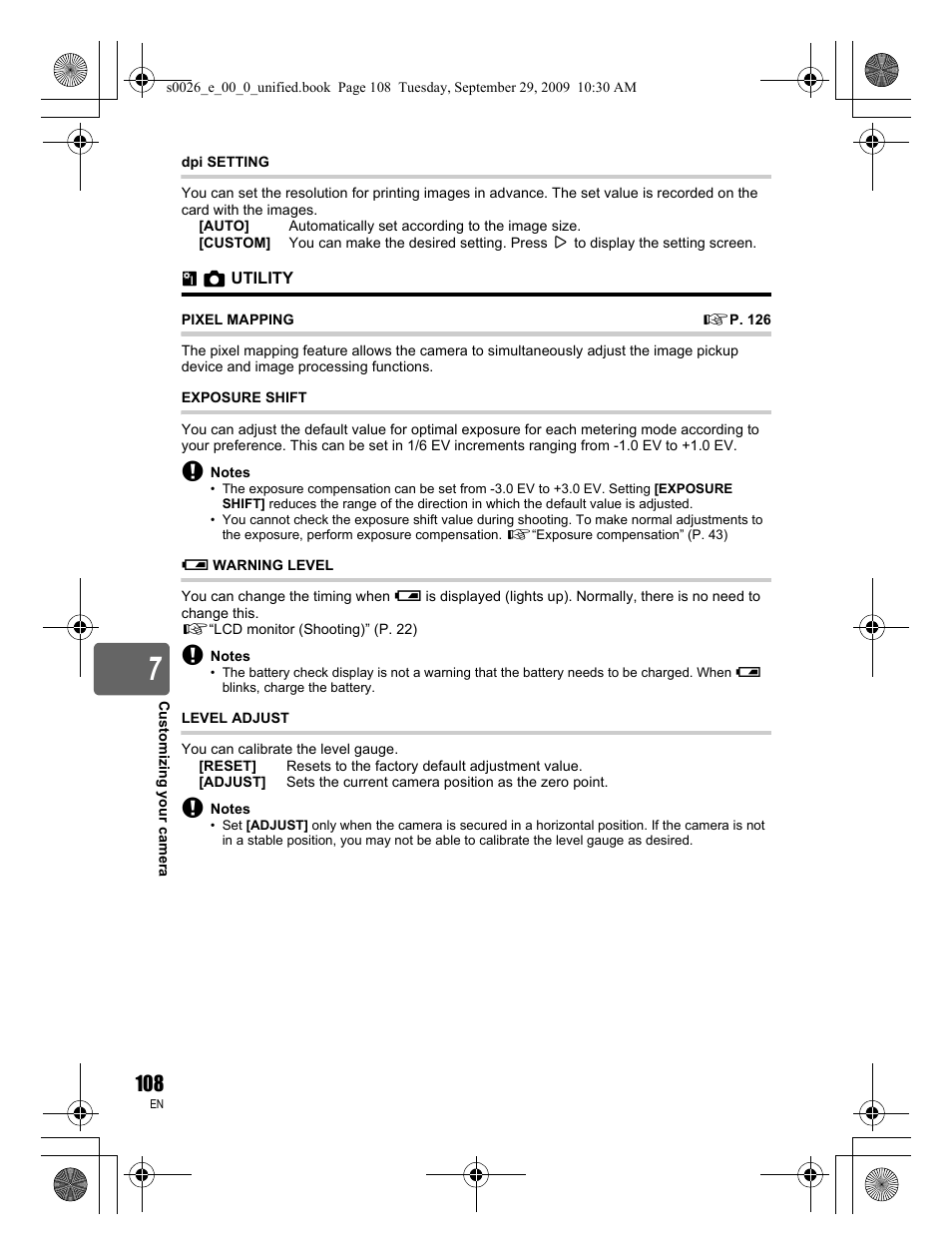 Olympus E-P2 User Manual | Page 108 / 164