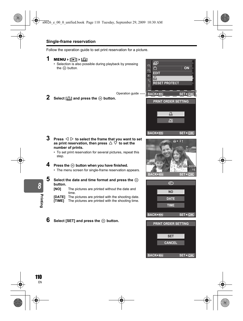 Olympus E-P2 User Manual | Page 110 / 164
