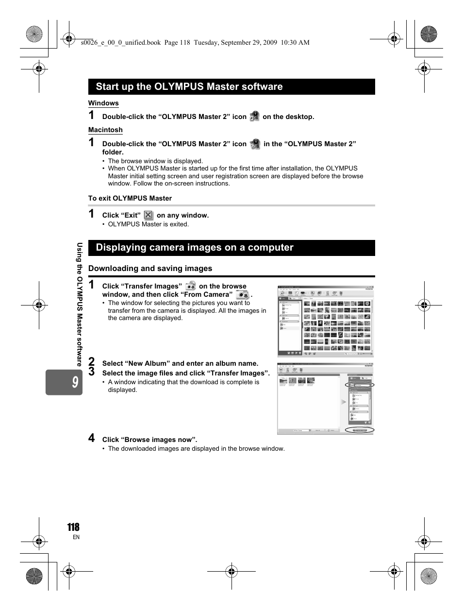 Olympus E-P2 User Manual | Page 118 / 164