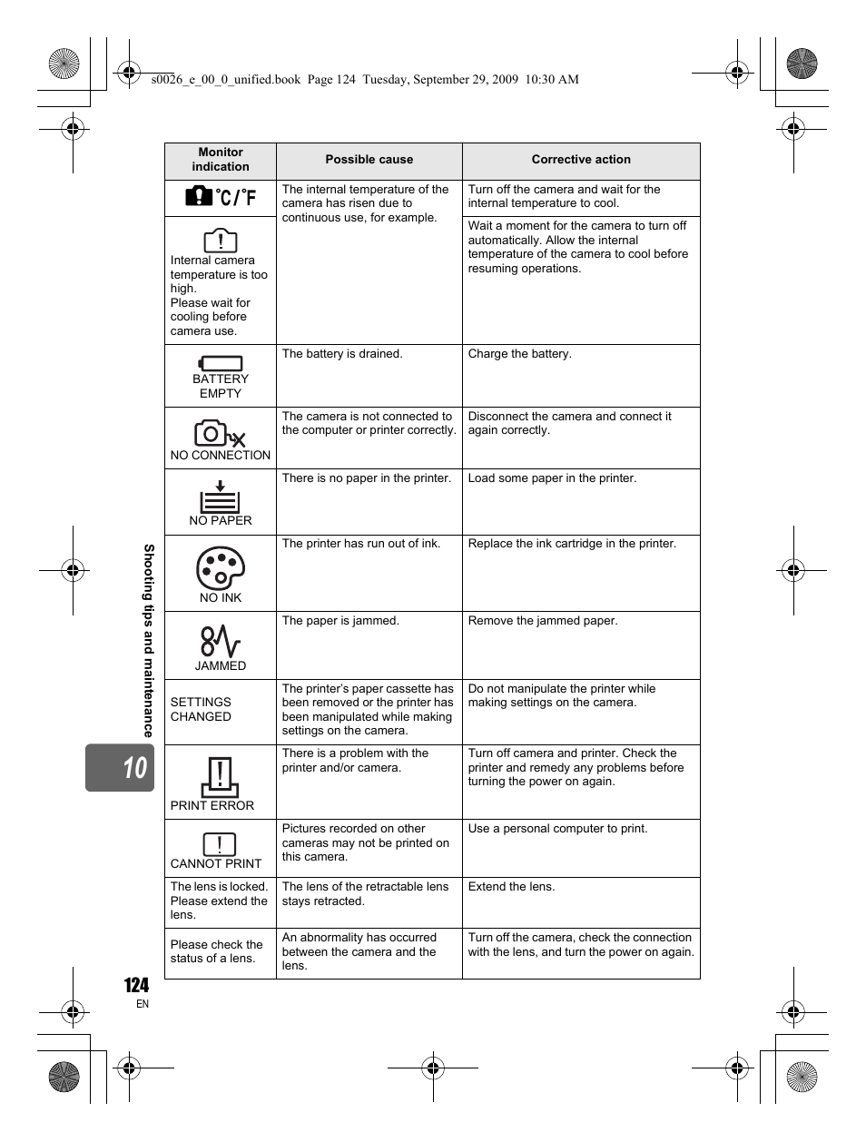 Olympus E-P2 User Manual | Page 124 / 164