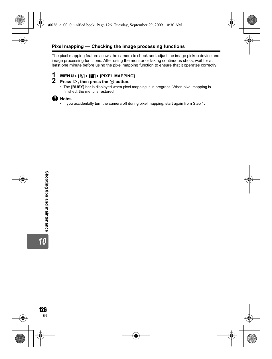 Olympus E-P2 User Manual | Page 126 / 164