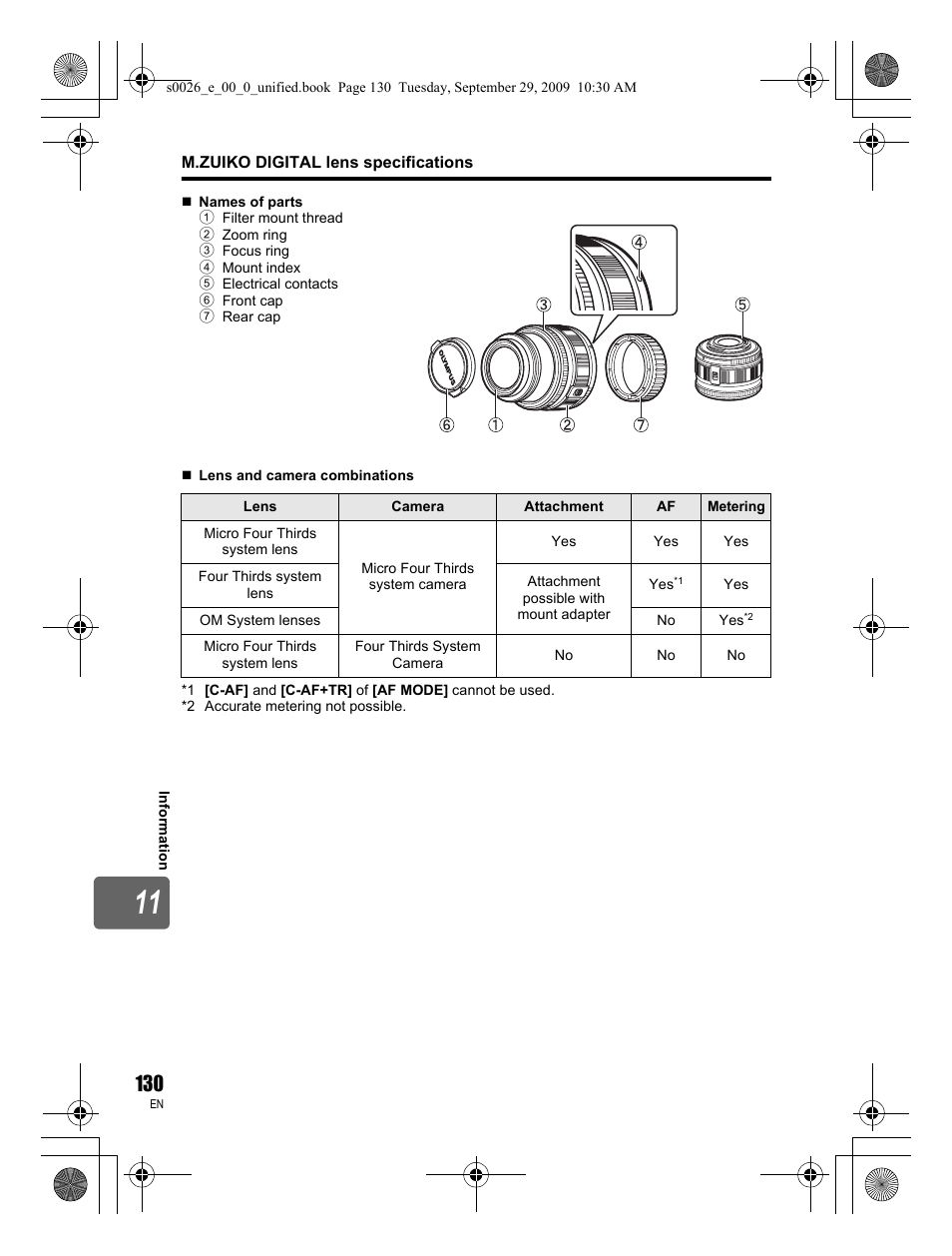 Olympus E-P2 User Manual | Page 130 / 164