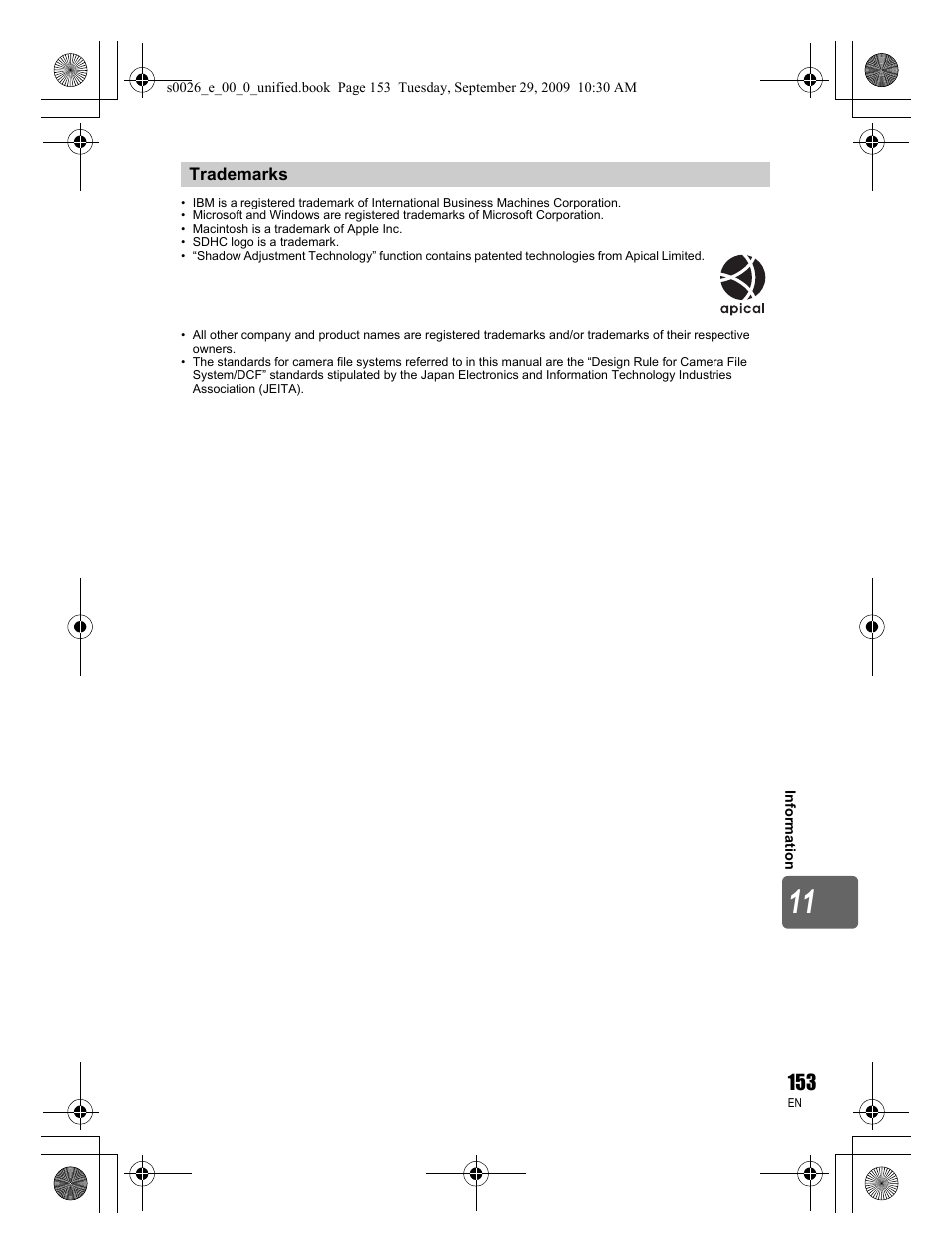 Olympus E-P2 User Manual | Page 153 / 164