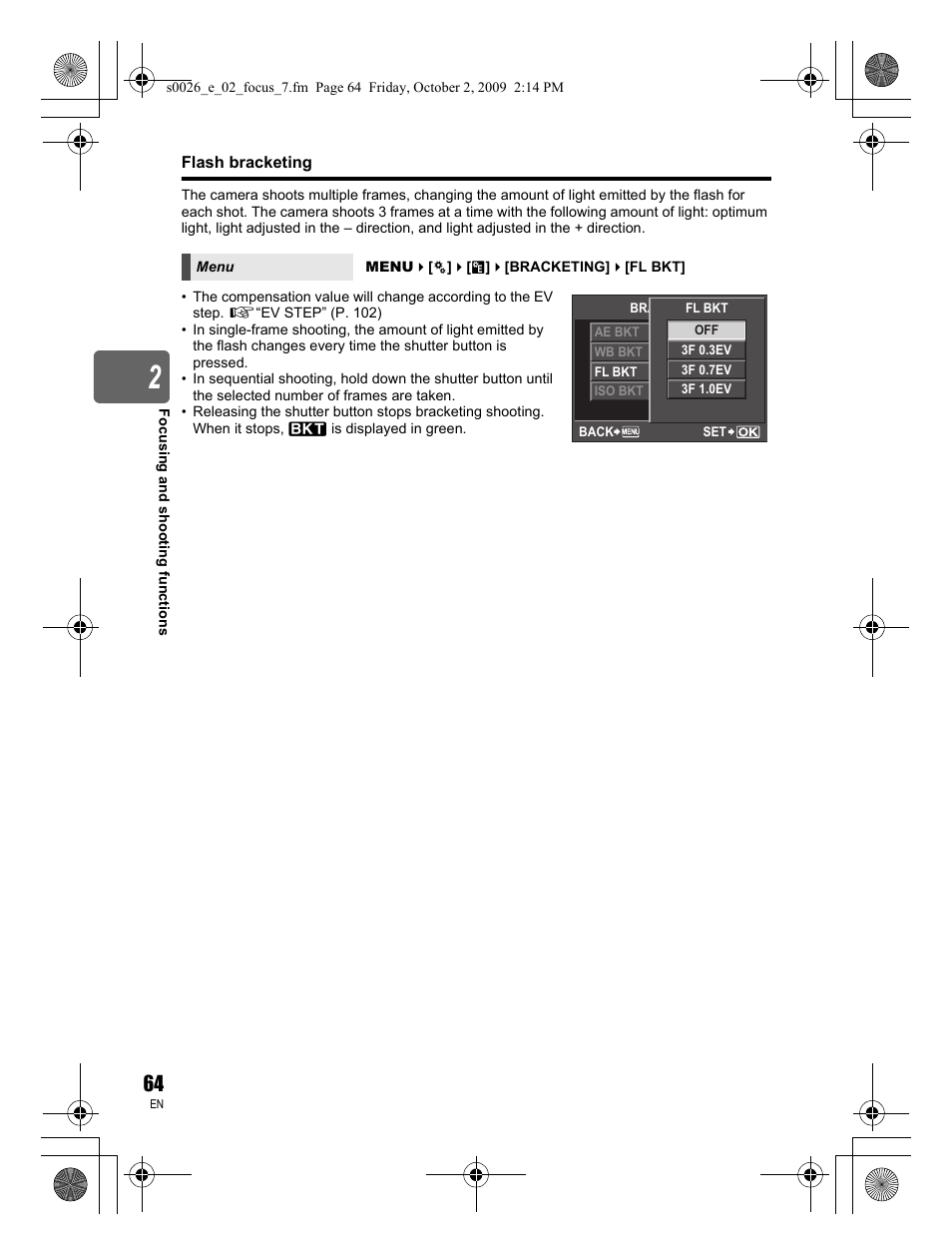 Olympus E-P2 User Manual | Page 64 / 164