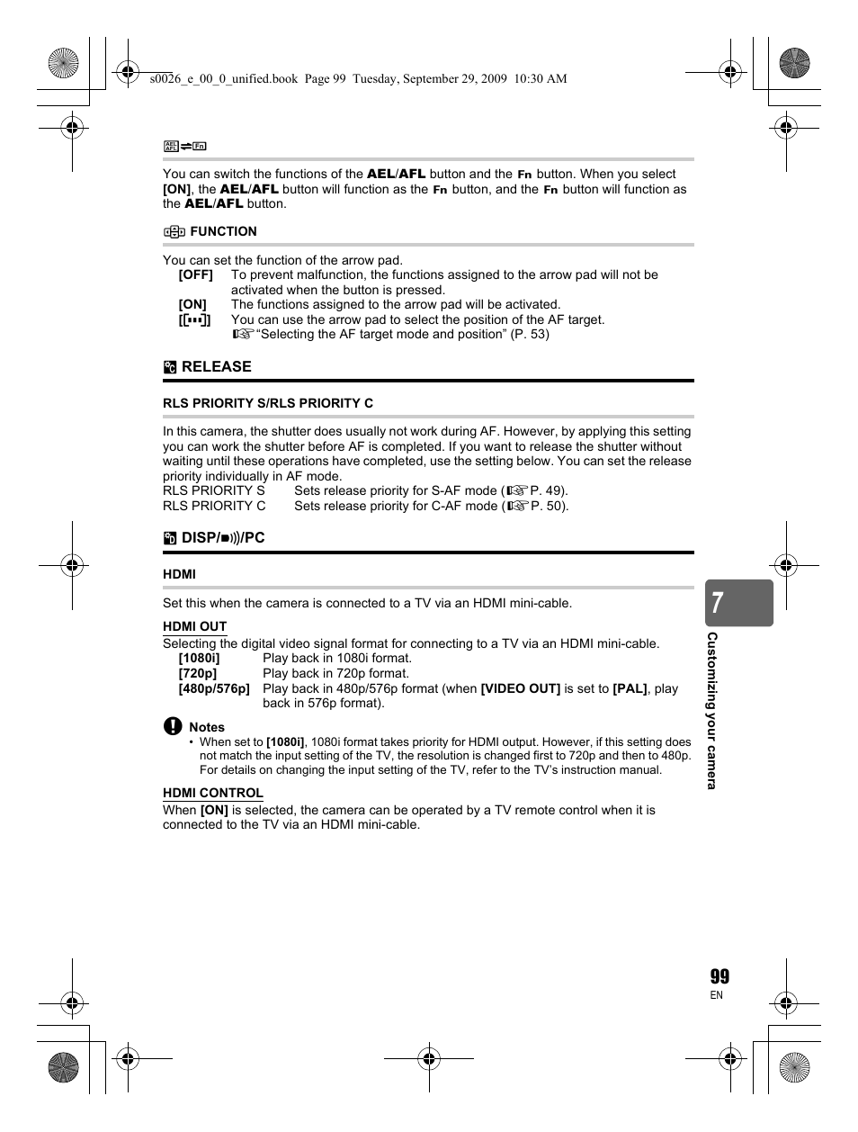 Olympus E-P2 User Manual | Page 99 / 164