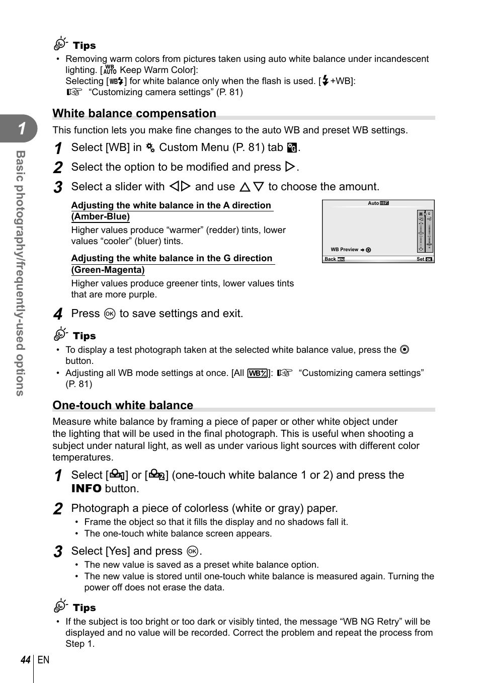 Olympus E-PL3 User Manual | Page 44 / 127