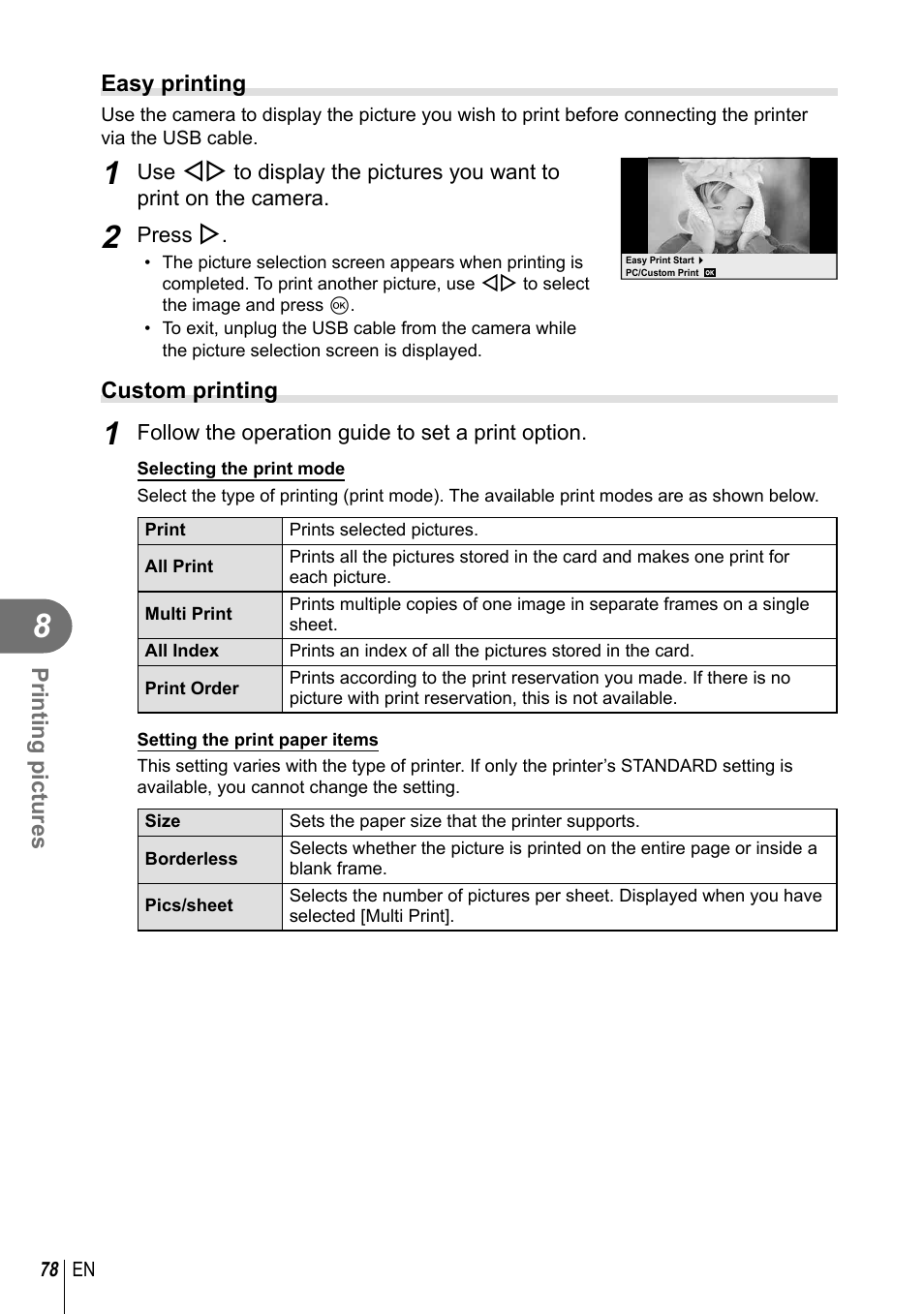 Olympus E-PL3 User Manual | Page 78 / 127