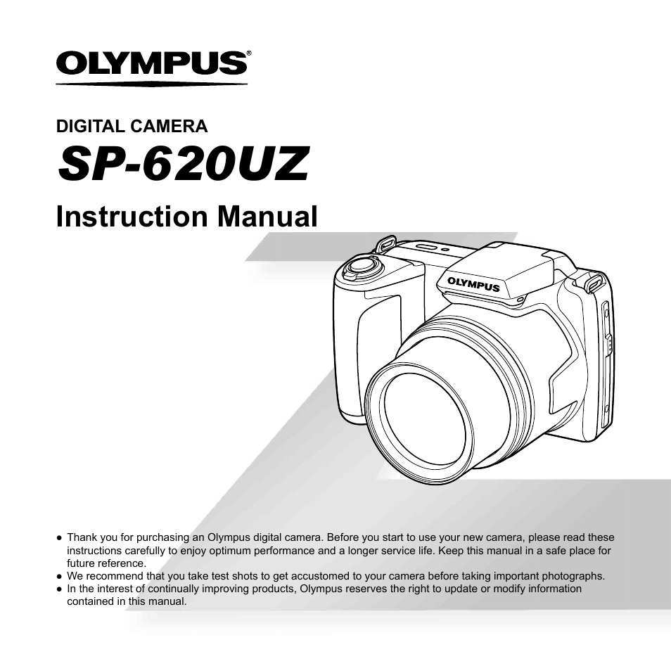 Olympus SP-620UZ User Manual | 76 pages
