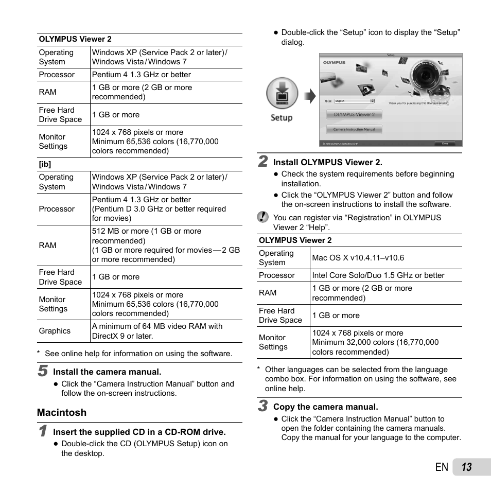13 en | Olympus SP-620UZ User Manual | Page 13 / 76