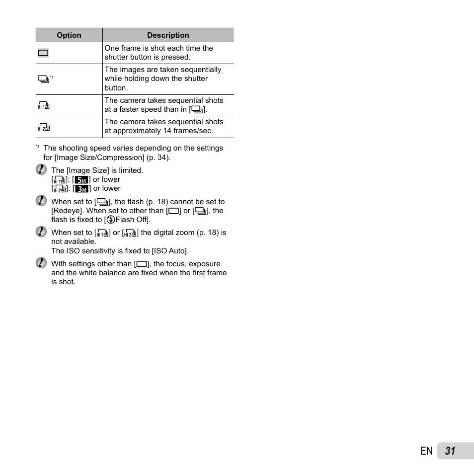 31 en | Olympus SP-620UZ User Manual | Page 31 / 76
