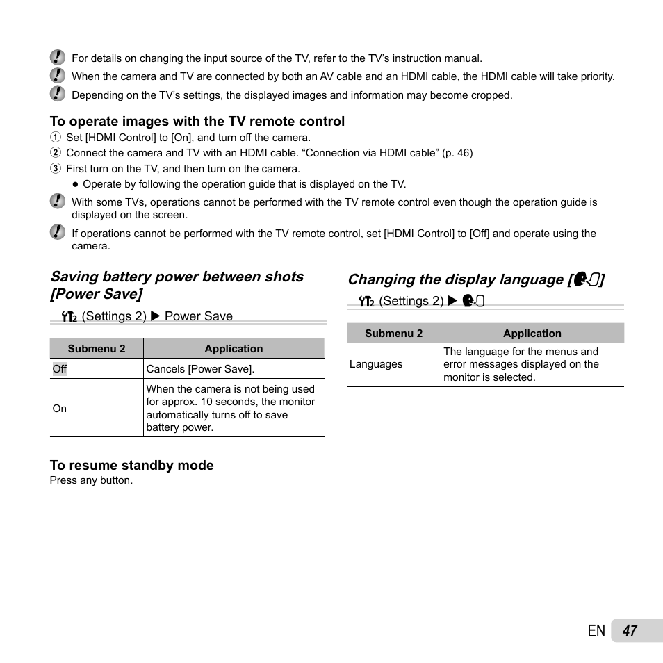 47 en | Olympus SP-620UZ User Manual | Page 47 / 76