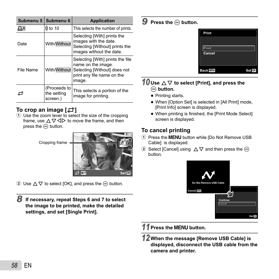58 en | Olympus SZ-30MR User Manual | Page 58 / 84