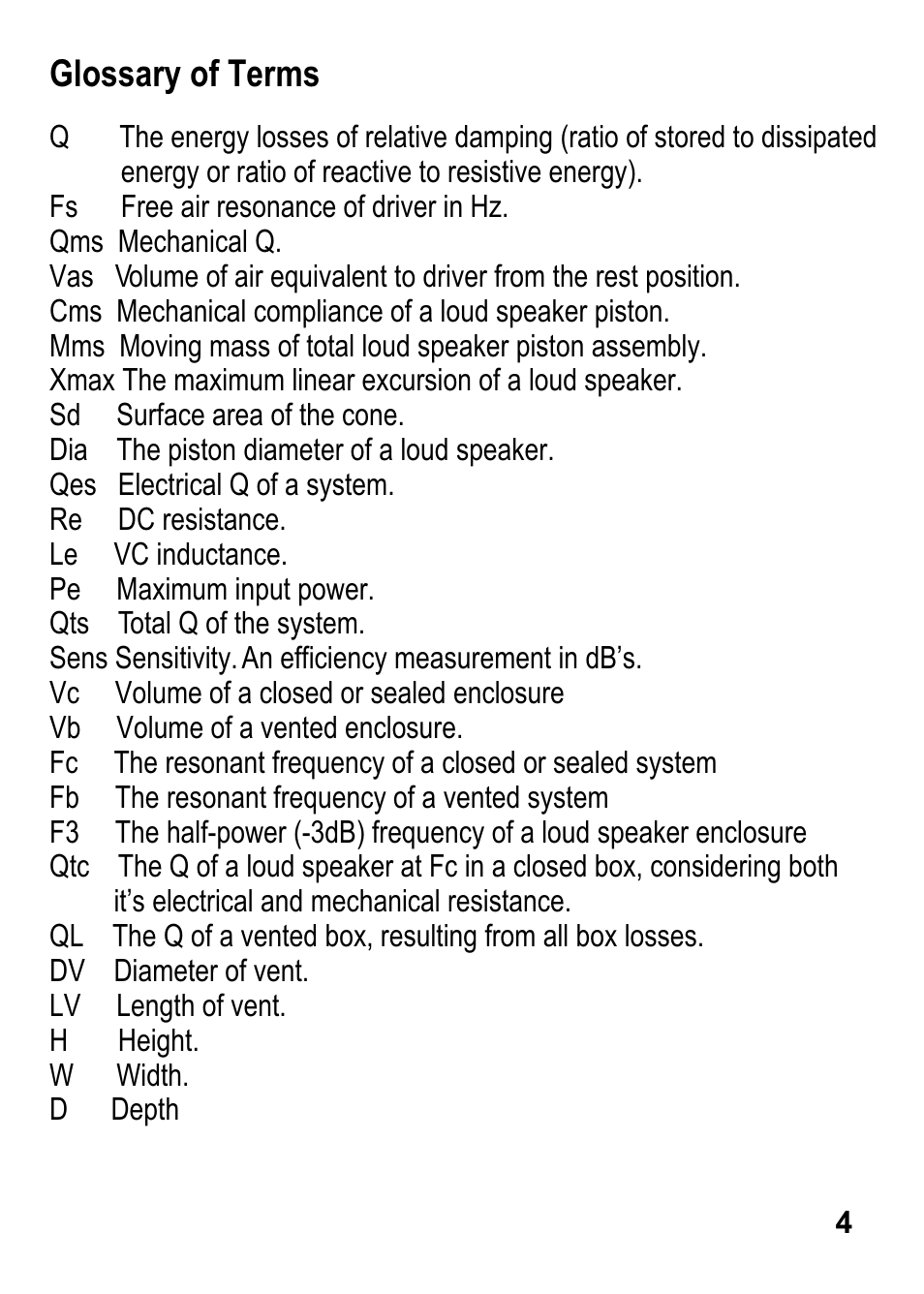 Glossary of terms | Olympus OLM2415 User Manual | Page 5 / 9