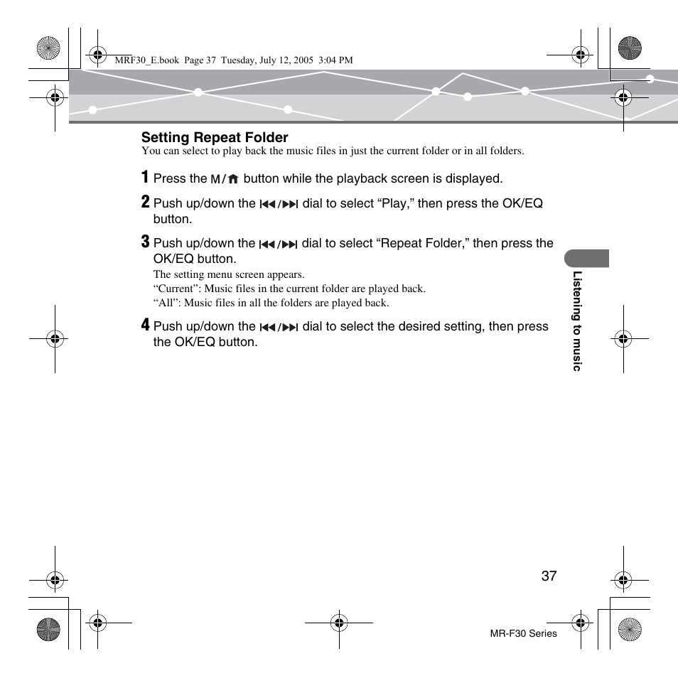 Olympus MR-F30 Series User Manual | Page 37 / 86