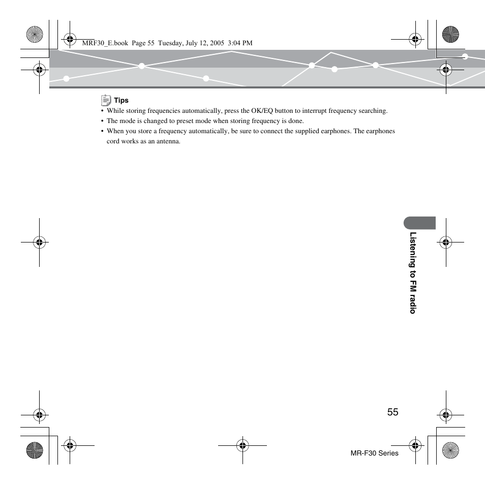 Olympus MR-F30 Series User Manual | Page 55 / 86