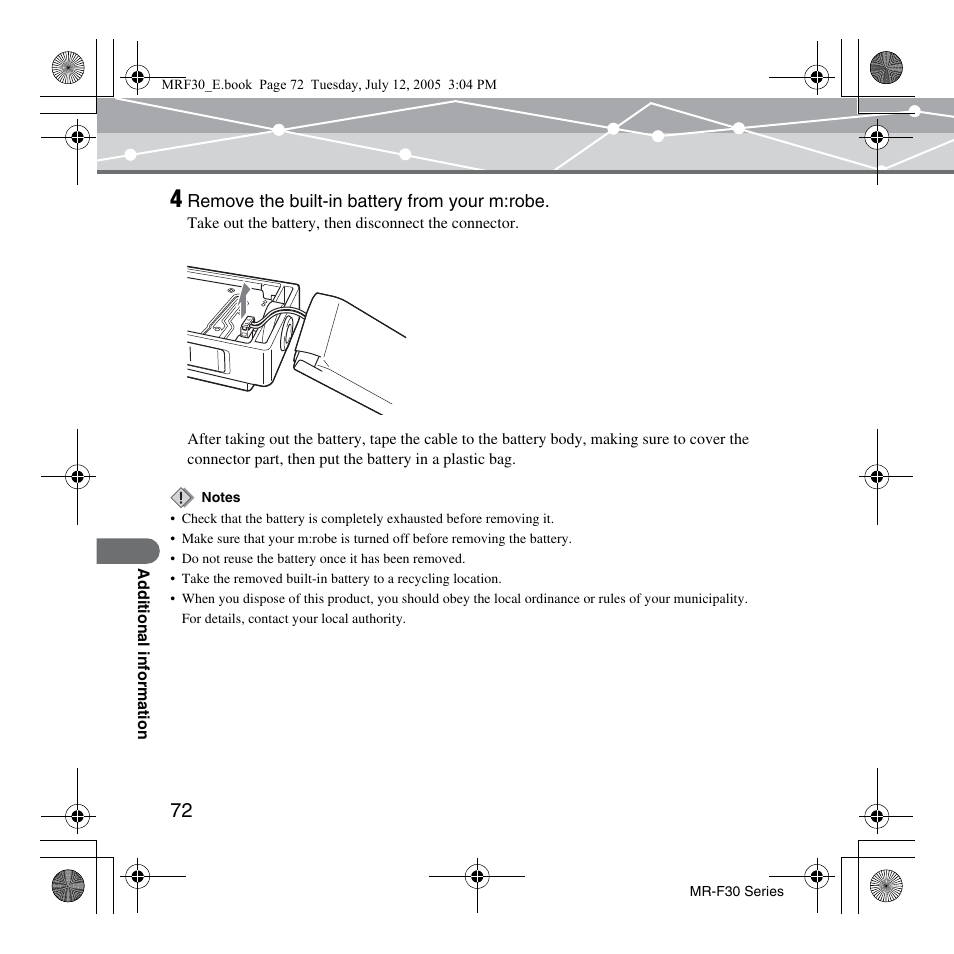 Olympus MR-F30 Series User Manual | Page 72 / 86