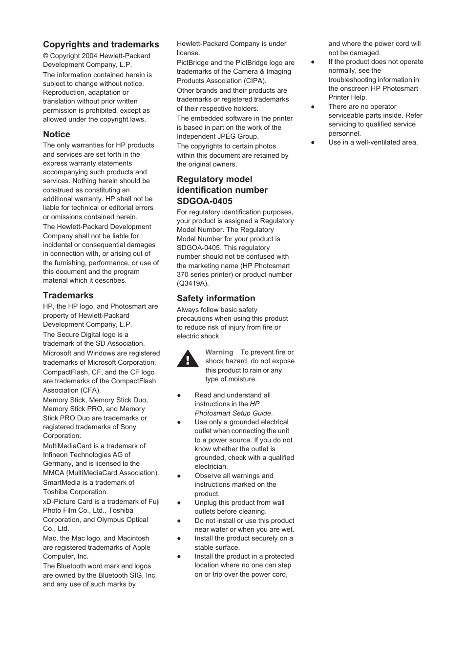Olympus 370 series User Manual | Page 2 / 33