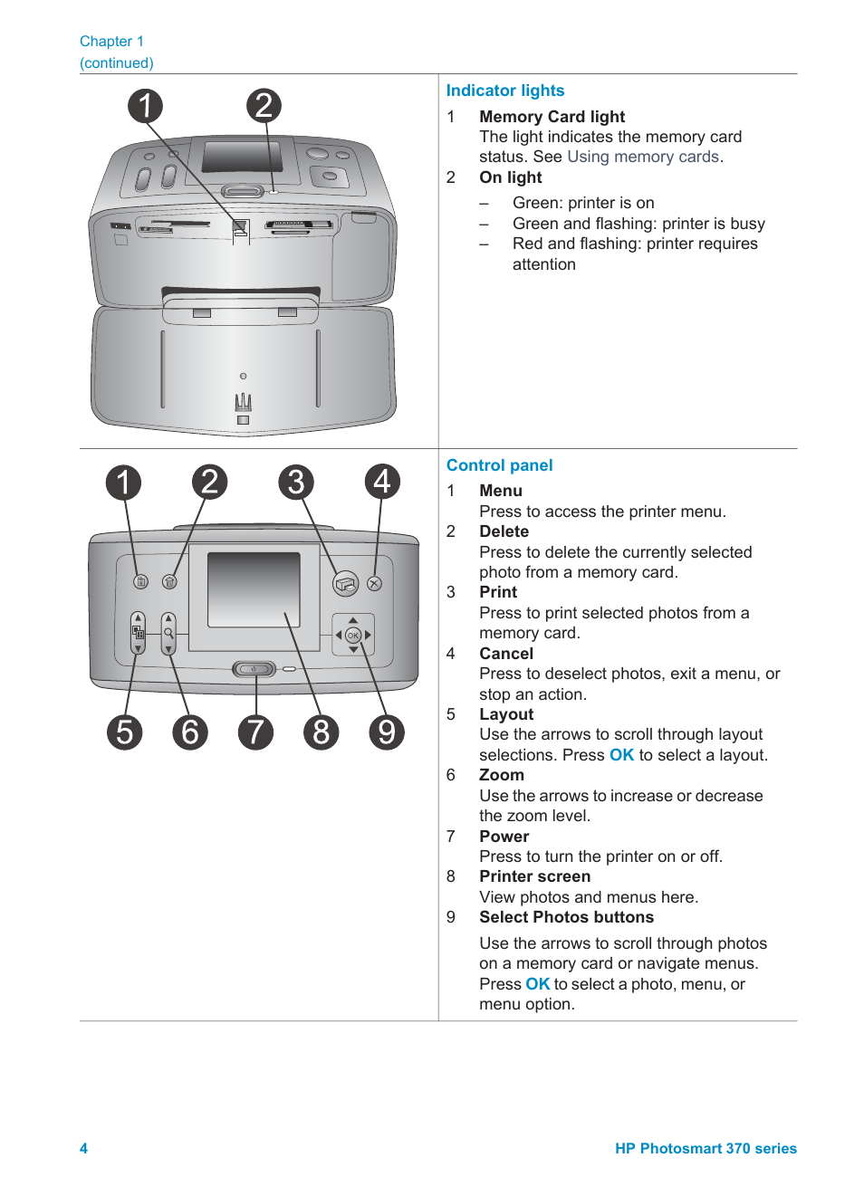 Olympus 370 series User Manual | Page 6 / 33