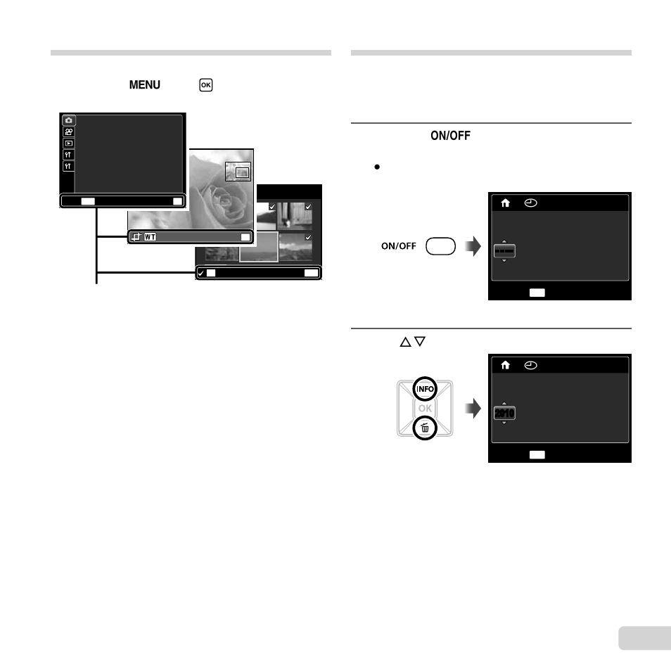 17 en, Operation guide, Date, time, time zone, and language | Olympus FE-5050 User Manual | Page 17 / 75