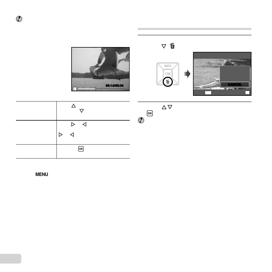 24 en, Operations during pausing playback | Olympus FE-5050 User Manual | Page 24 / 75