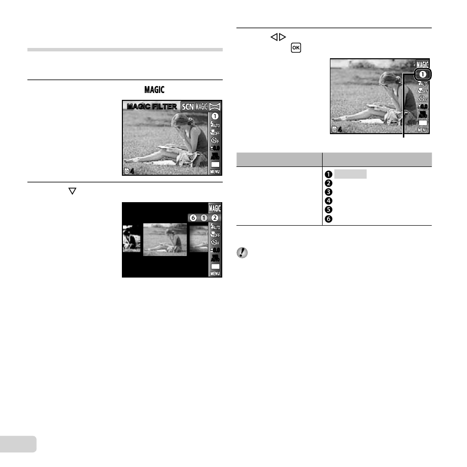 28 en, Shooting with special effects [magic filter | Olympus FE-5050 User Manual | Page 28 / 75