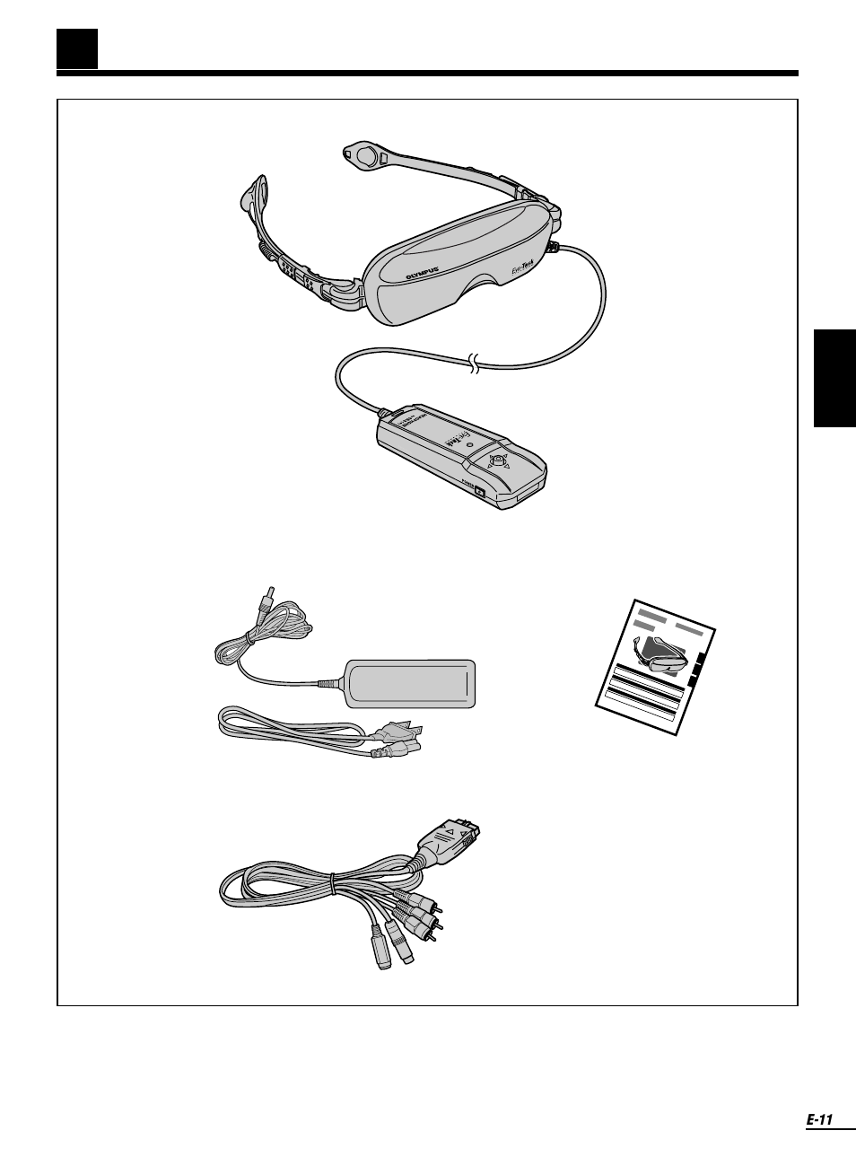 Checking the contents | Olympus FMD-250W User Manual | Page 11 / 31