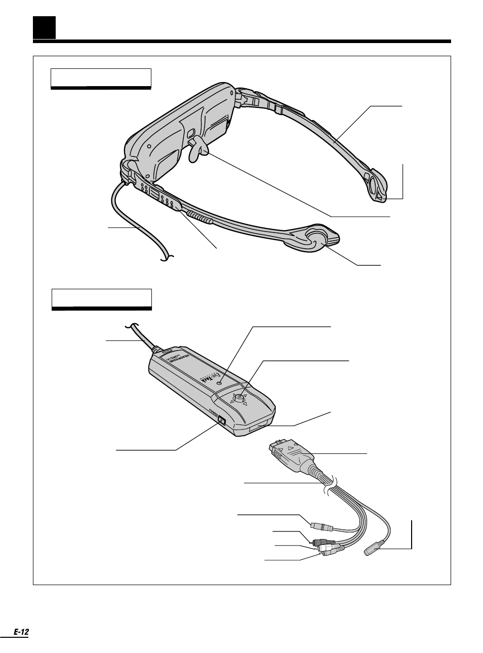 Names of parts | Olympus FMD-250W User Manual | Page 12 / 31