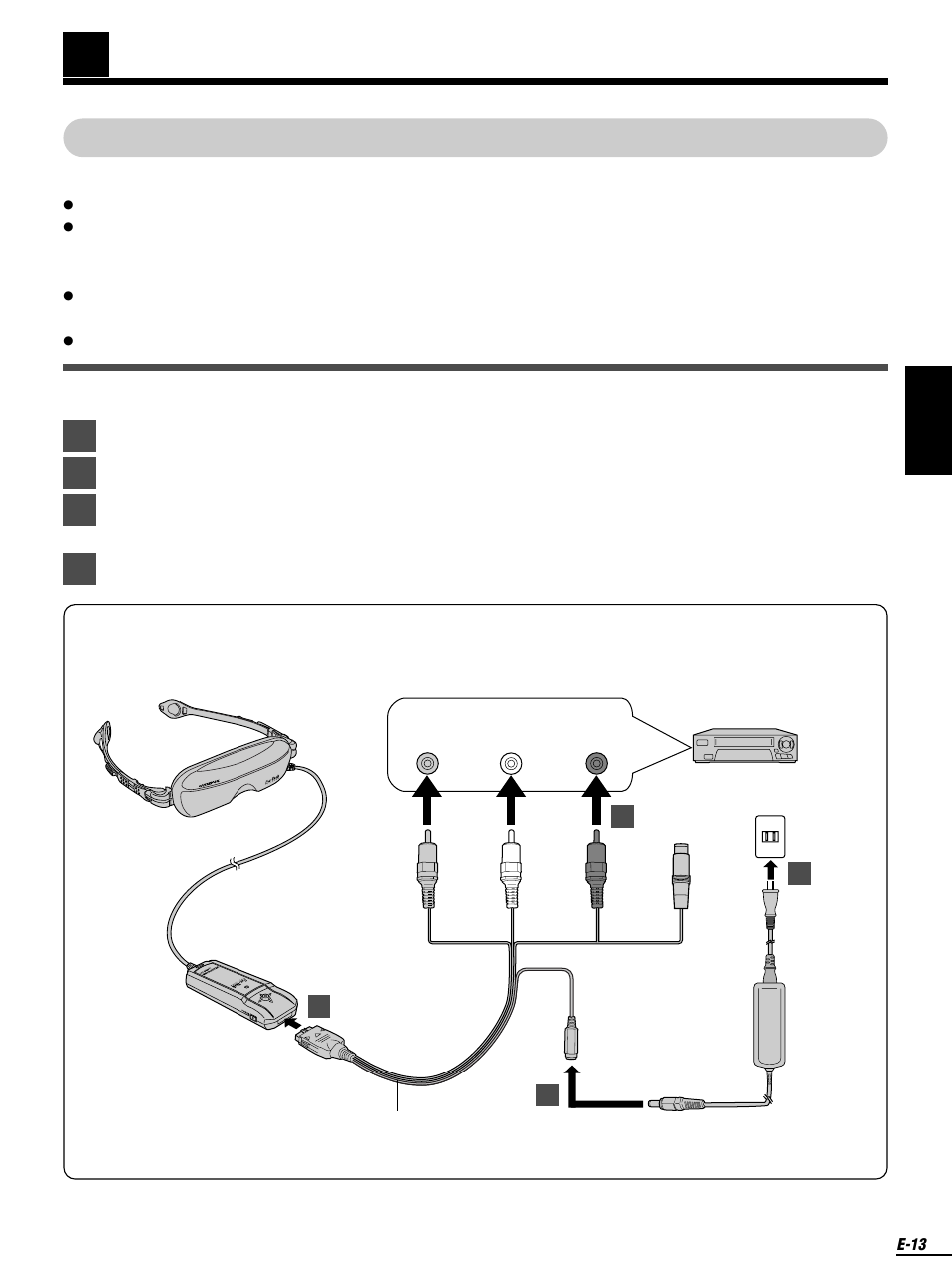 Connections, Basic connections | Olympus FMD-250W User Manual | Page 13 / 31