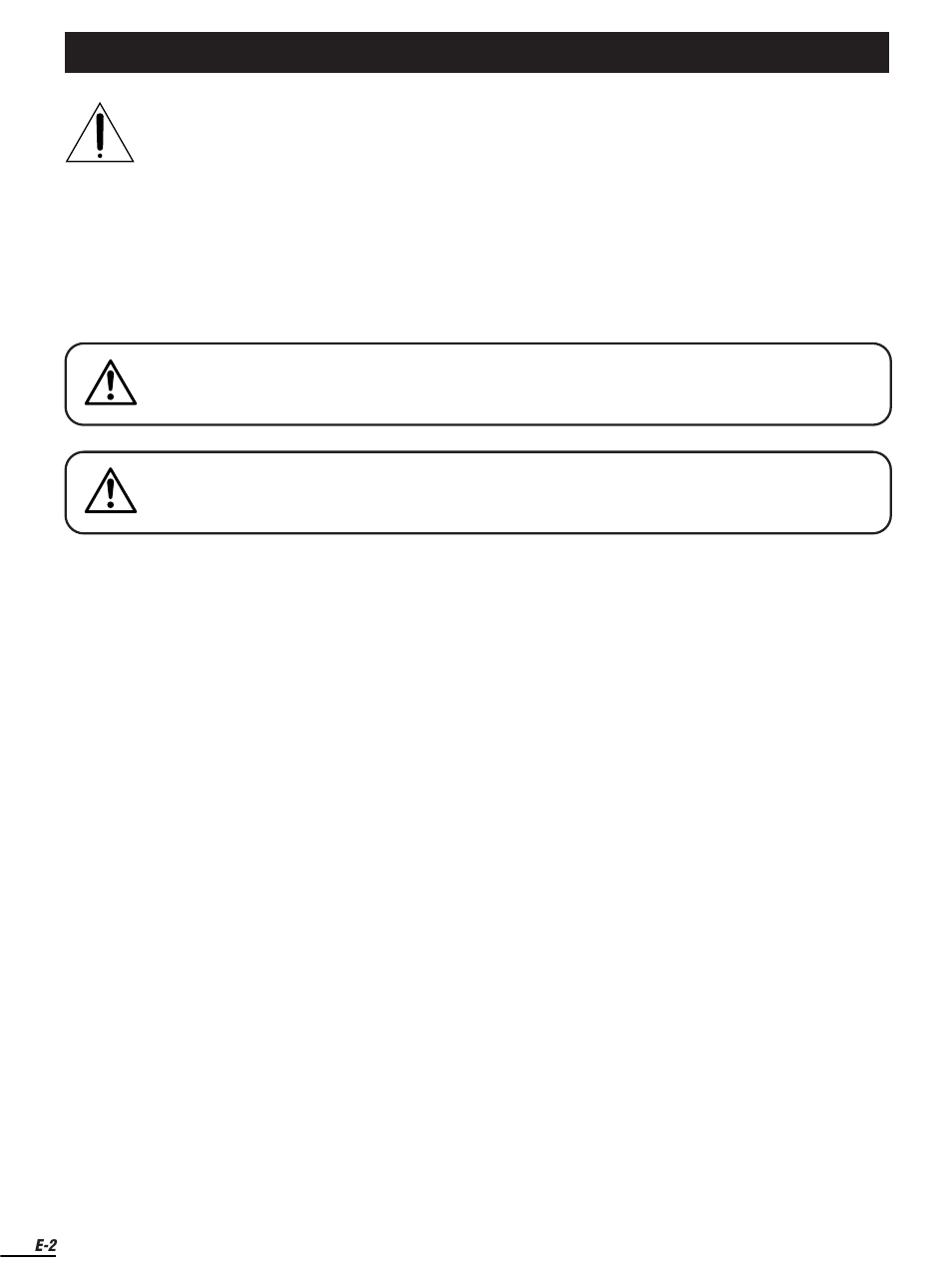 Warning, Caution, Safety notice | Olympus FMD-250W User Manual | Page 2 / 31