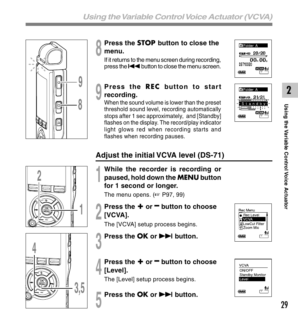 Olympus DS-61 User Manual | Page 29 / 171