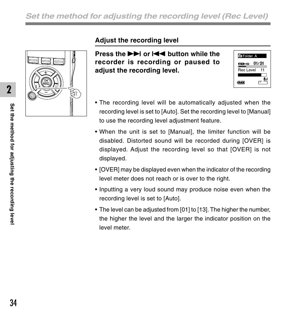 Olympus DS-61 User Manual | Page 34 / 171