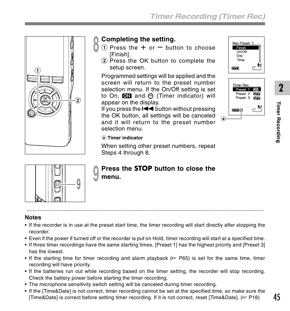 Olympus DS-61 User Manual | Page 45 / 171