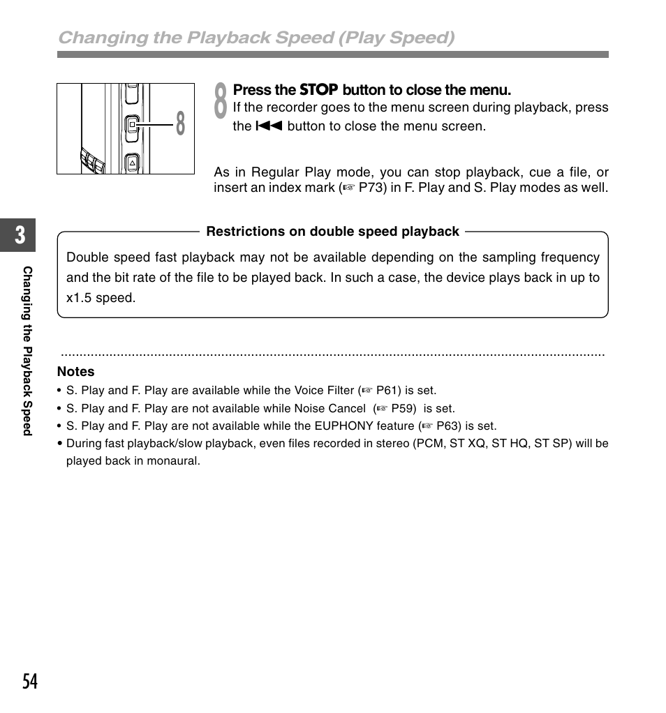 Olympus DS-61 User Manual | Page 54 / 171